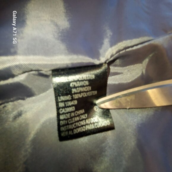 Tahari Arthur S. Levine Size 16 Woman Jacket Lined 2 Front Buttons 2 Front Pocke - Picture 3 of 7